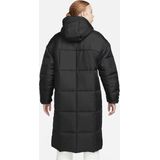 Nike - Lange Dons Parka Jas - Zwart - Dames - 100% Polyester