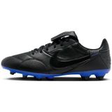 NikePremier 3 low top voetbalschoenen (stevige ondergrond) - Zwart