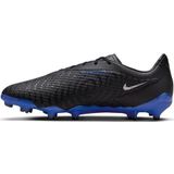 Nike Low top voetbalschoenen (meerdere ondergronden) Phantom GX Academy - Black/Hyper Royal/Chrome- Heren, Black/Hyper Royal/Chrome