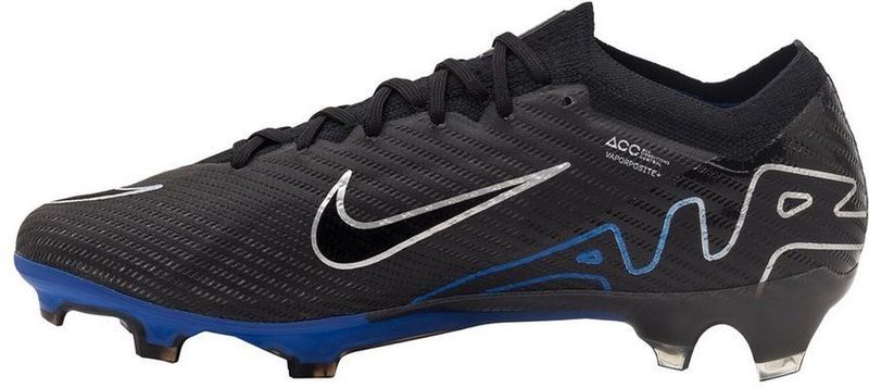 Nike - Zoom Vapor 15 Elite FG - Voetbalschoenen - Zwart/Chroom - Vaste Ondergrond