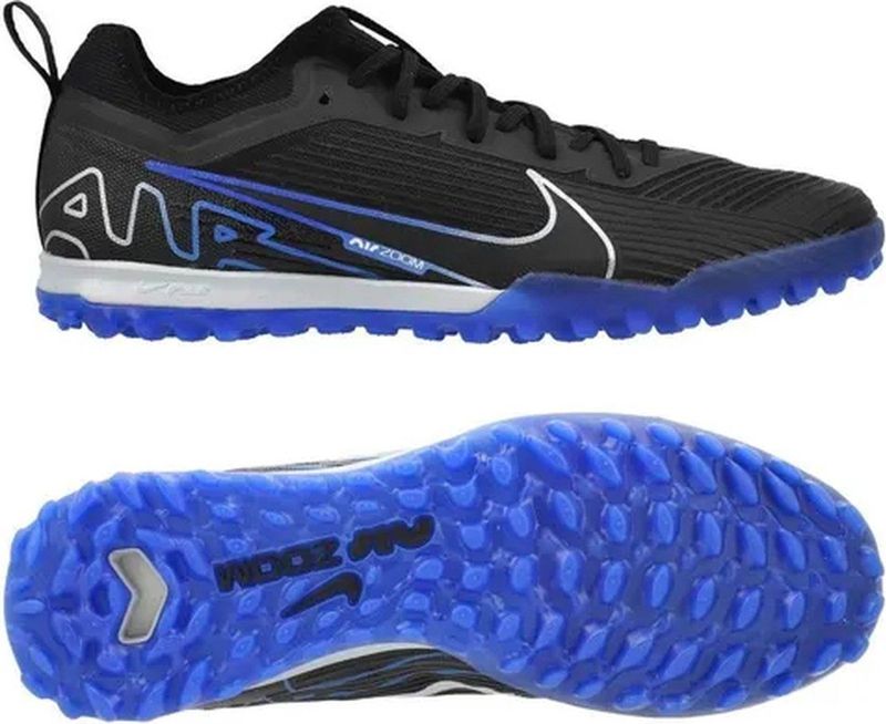 Nike Zoom Vapor 15 Academy Tf Voetbalschoen - Black/Chrome/Hyper Royal