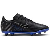 Nike Low-top voetbalschoen voor kleuters/kids (meerdere ondergronden) Jr. Mercurial Vapor 15 Club - Black/Hyper Royal/Chrome, Black/Hyper Royal/Chrome