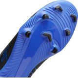 Nike Vapor 15 Club Fg/Mg Voetbalschoen Black/Chrome/Hyper Royal 33.5