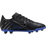 Nike Jr. Mercurial Vapor 15 Club low-top voetbalschoen voor kleuters/kids (meerdere ondergronden) - Zwart