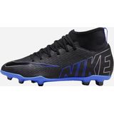 Nike JR Superfly 9 Club FG/MG, Black Chrome Hyper Royal, 35 EU