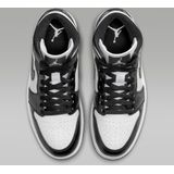 Nike Air Jordan 1 Mid - Maat 44.5 - Black / White / Panda - Sneakers Heren