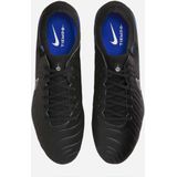 Nike Tiempo Legend 10 Pro Gras Voetbalschoenen (FG) Zwart Blauw