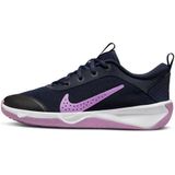 Nike Uniseks Omni Multi-Court (Gs) Sneakers voor kinderen, Obsidiaan Rush Fuchsia White, 35.5 EU