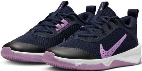 Nike Uniseks Omni Multi-Court (Gs) Sneakers voor kinderen, Obsidiaan Rush Fuchsia White, 35.5 EU