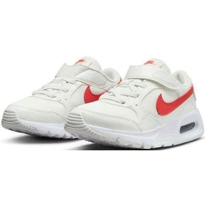 Nike Air Max SC (PSV), sneakers, Summit White/Track Red-White, 31 EU, Summit White Track Rood Wit, 31 EU