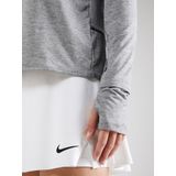 Nike Swift hardlooptop met korte rits en UV-bescherming voor dames - Grijs