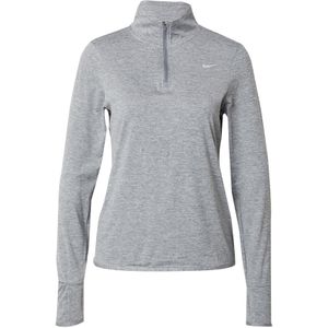 Nike Swift hardlooptop met korte rits en UV-bescherming voor dames - Grijs