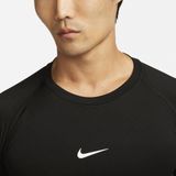 Nike Pro Dri-FIT Top - Zwart - Lange Mouwen voor Heren