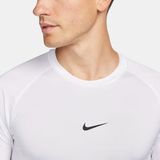 Nike Pro Dri-FIT Fitness Top met Lange Mouwen voor Heren - Zwart