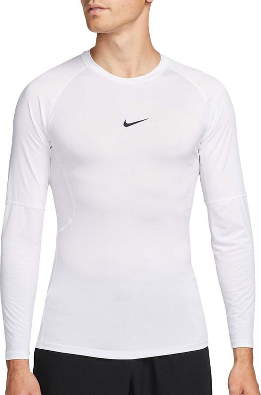 Nike Pro Dri-FIT Fitness Top met Lange Mouwen voor Heren - Zwart