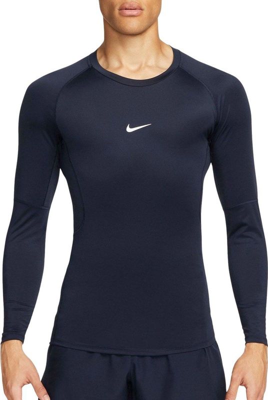 Nike - Fb7919 - T-shirt - Zwart - Dri-FIT - Lange Mouwen