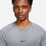 Nike Pro Dri-FIT Slim S/S Sportshirt (Heren |grijs)
