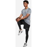 Nike Pro Dri-FIT Slim S/S Sportshirt (Heren |grijs)