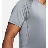 Nike Pro Dri-FIT Slim S/S Sportshirt (Heren |grijs)