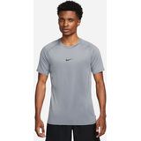Nike Pro Dri-FIT Slim S/S Sportshirt (Heren |grijs)