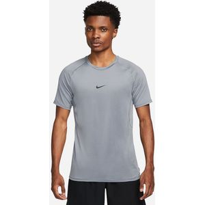 Nike Pro Dri-FIT Slim S/S Sportshirt (Heren |grijs)