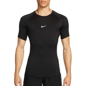 Nike Pro Ondershirt Korte Mouwen Zwart