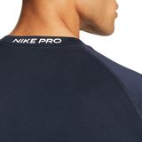 Nike FB7932-451 M NP DF Tight Top SS shirt met lange mouwen heren obsidiaan/zwart maat L