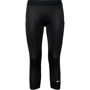 Nike FB7950-010 M NP DF 3QT Legging Heren Zwart/Wit Maat S, zwart/wit, S