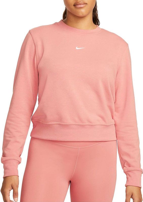 Dri-FIT One Sporttrui - Roze - 58% Polyester - 37% Katoen - 5% Elastaan