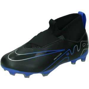 Nike jr. Mercurial superfly 9 academy fg/mg in de kleur zwart.