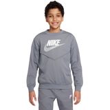Nike - Sportswear Big Logo Crew - Trainingspak - Grijsblauw Wit - 100% Polyester
