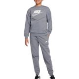 Nike - Sportswear Big Logo Crew - Trainingspak - Grijsblauw Wit - 100% Polyester