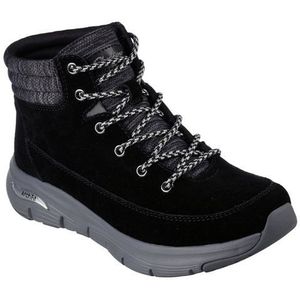 Skechers Arch Fit Smooth Sneaker voor dames, Zwart, 36 EU