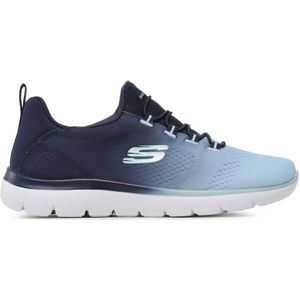 Skechers - SUMMITS BRIGHT CHARMER - Slip-on Sneakers - Navy - Instapschoen