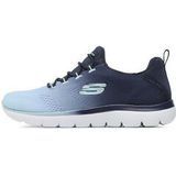 Skechers - SUMMITS BRIGHT CHARMER - Slip-on Sneakers - Navy - Instapschoen