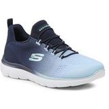 Skechers - SUMMITS BRIGHT CHARMER - Slip-on Sneakers - Navy - Instapschoen