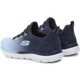 Skechers - SUMMITS BRIGHT CHARMER - Slip-on Sneakers - Navy - Instapschoen