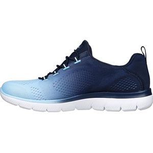 Skechers - SUMMITS BRIGHT CHARMER - Slip-on Sneakers - Navy - Instapschoen