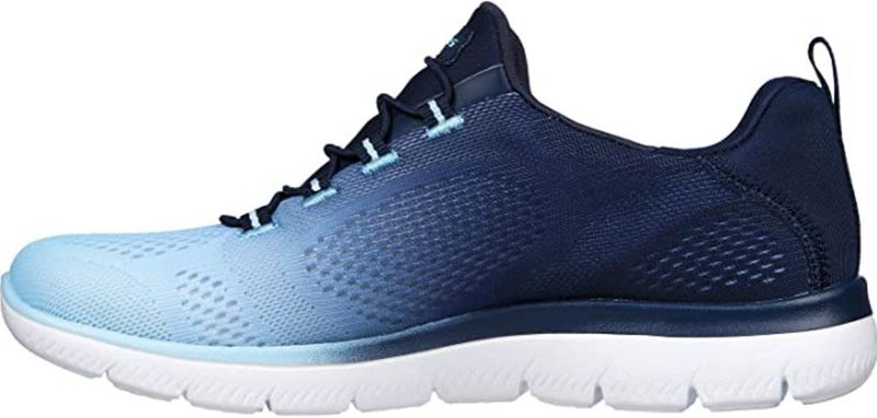 Skechers - SUMMITS BRIGHT CHARMER - Slip-on Sneakers - Navy - Instapschoen