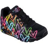 Skechers Uno Highlight Love Sneakers wit