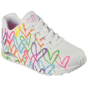Skechers Uno Highlight Liefde Sneakers - Dames - Veelkleurig - Maat 36
