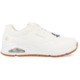 Skechers 200054ec Wht Sneakers voor heren, Wit synthetisch