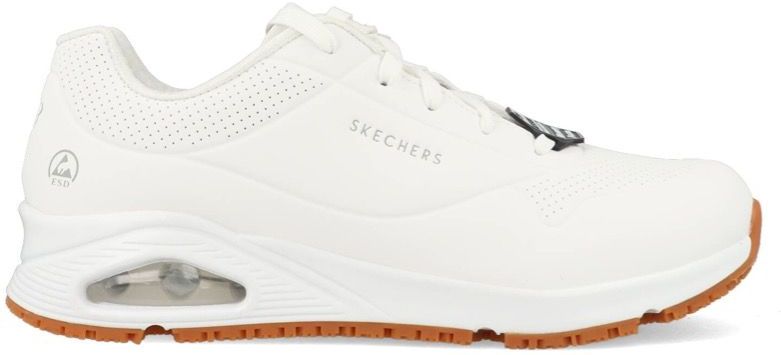 Skechers 200054ec Wht Sneakers voor heren, Wit synthetisch