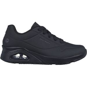 Skechers Uno SR - Sneakers - Zwart - Imitatieleer - Slip Resistant Zool