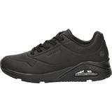 Skechers Uno SR - Sneakers - Zwart - Imitatieleer - Slip Resistant Zool