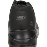 Skechers Uno SR - Sneakers - Zwart - Imitatieleer - Slip Resistant Zool