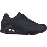 Skechers Uno SR - Sneakers - Zwart - Imitatieleer - Slip Resistant Zool