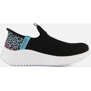 Skechers Ultra Flex 3.0 - Colory Wild Meisjes Instappers - Zwart/Multicolour - Maat 28