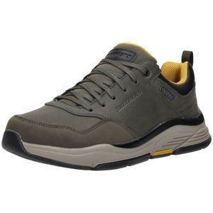 Skechers Relaxed Fit: Benago - Hombre Veterschoenen Laag - groen - Maat 46