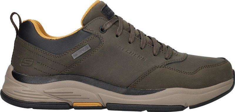 Skechers - Relaxed Fit: Benago - Veterschoenen Laag - Donkerbruin